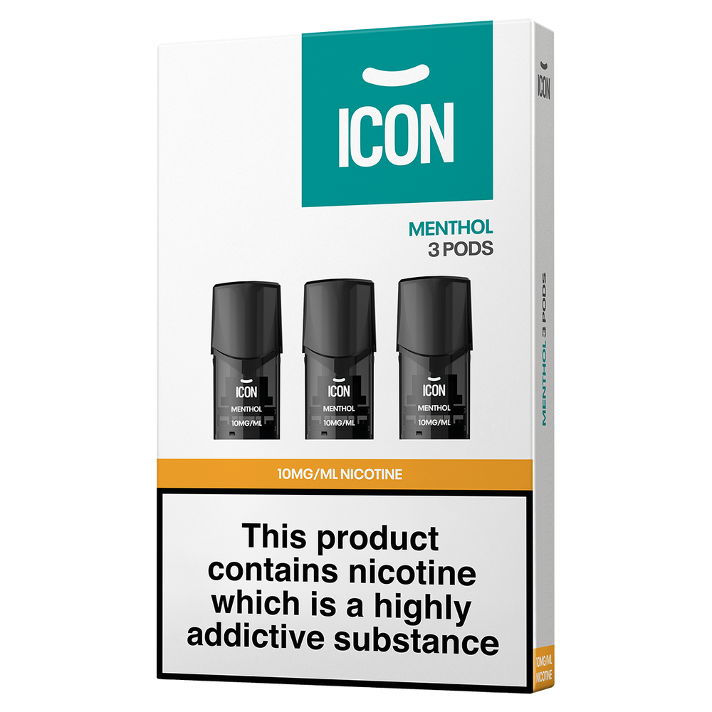 ICON Vape Menthol Pods (Pack of 3) 10mg