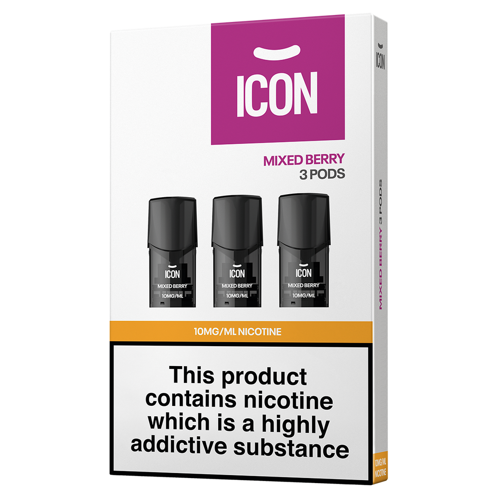 ICON Vape Mixed Berry Pods (Pack of 3) 10mg