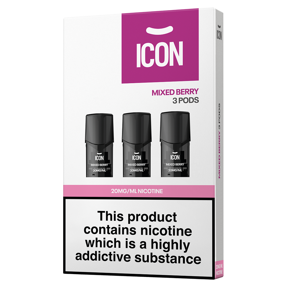 ICON Vape Mixed Berry Pods (Pack of 3) 20mg