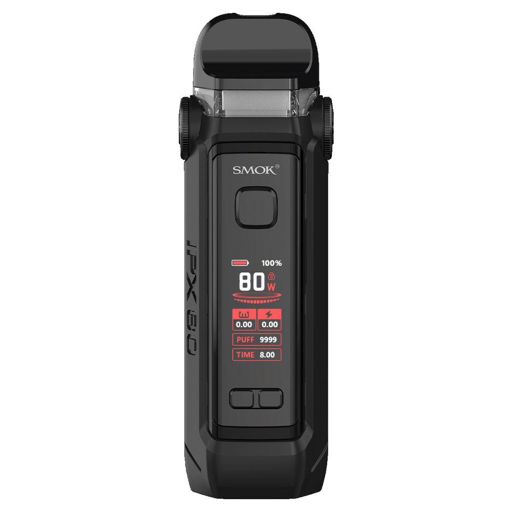 Smok IPX 80 Pod Mod 80W Vape Kit Fluid Black Grey