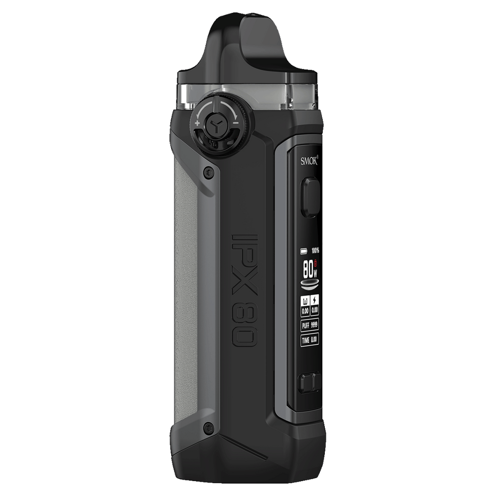 Smok IPX 80 Pod Mod 80W Vape Kit Grey Angled