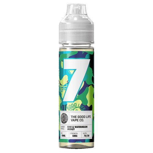 The Good Life Vape Co No. 7 - Kiwi & Watermelon Medley Shortfill 50ml 0mg