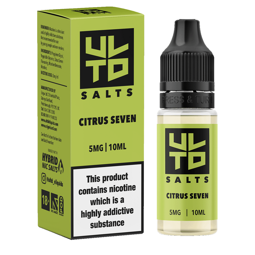 ULTD Citrus Seven Nic Salt - 10ml 5mg