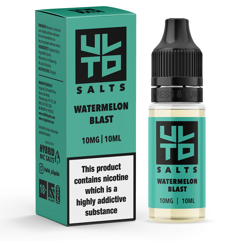 ULTD Watermelon Blast Nic Salt - 10ml 10mg