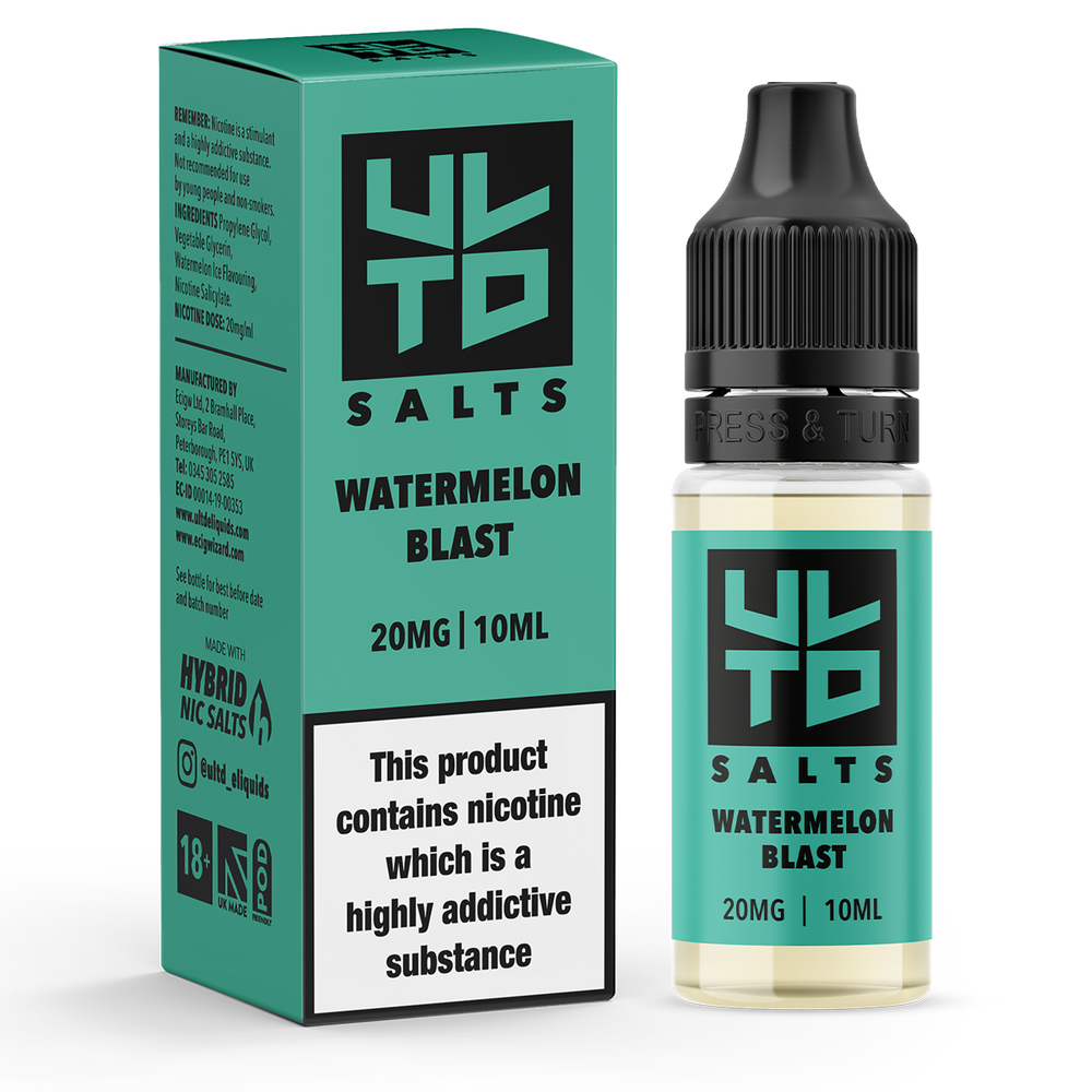 ULTD Watermelon Blast Nic Salt - 10ml 20mg