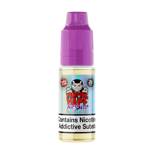 Black Jack Nic Salt By Vampire Vape 10ml