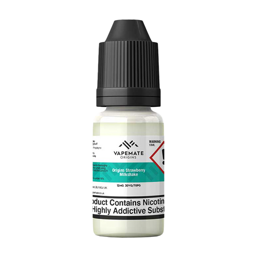 Vapemate Origins Strawberry Milkshake 10ml