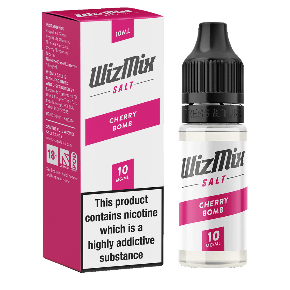 Wizmix Salt Cherry Bomb - 10ml 10mg