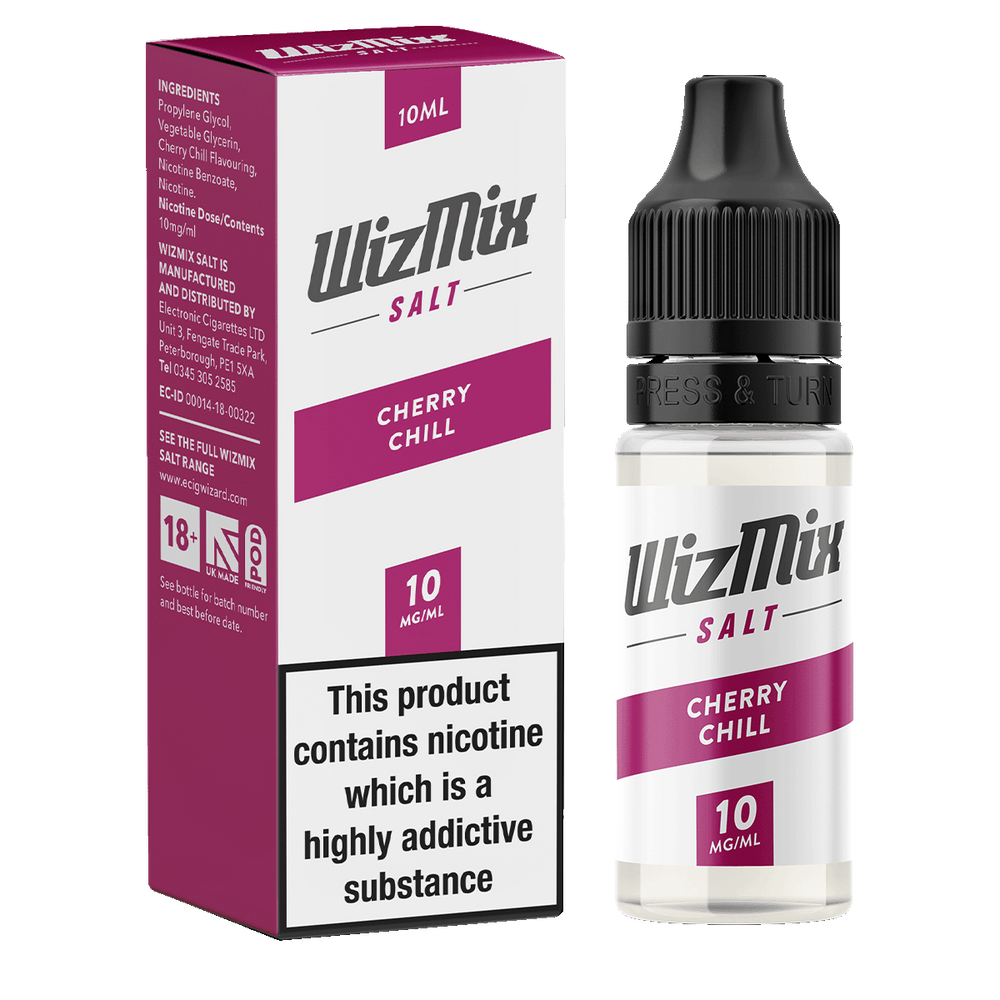 Wizmix Salt Cherry Chill - 10ml 10mg