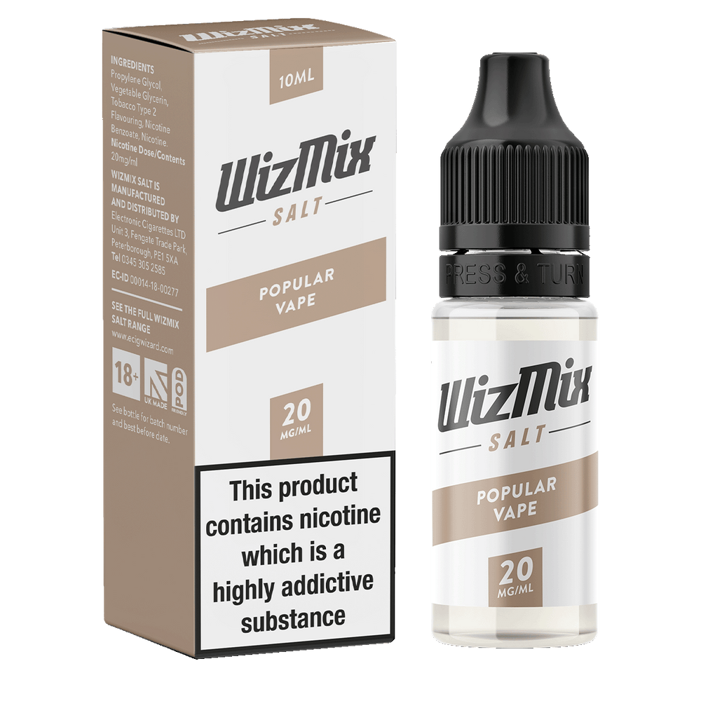 WizMix Salt Popular Vape - 10ml 20mg