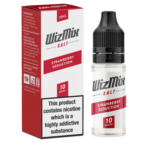 Wizmix Salt Strawberry Seduction - 10ml 10mg