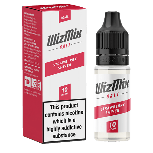 Wizmix Salt Strawberry Shiver - 10ml 10mg